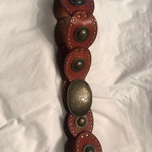 Boho vintage Women’s leather belt